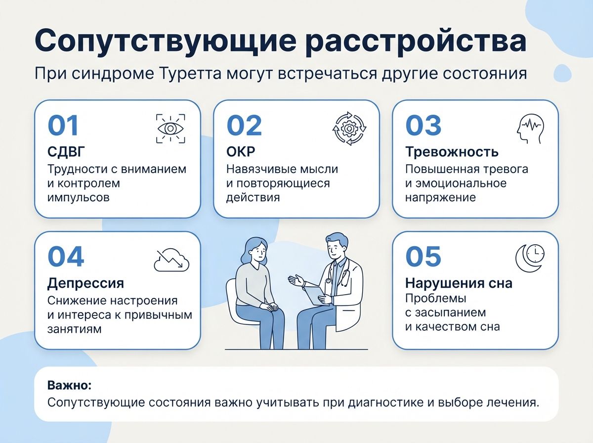 Лечение синдрома Туретта в Апатитах инфографика